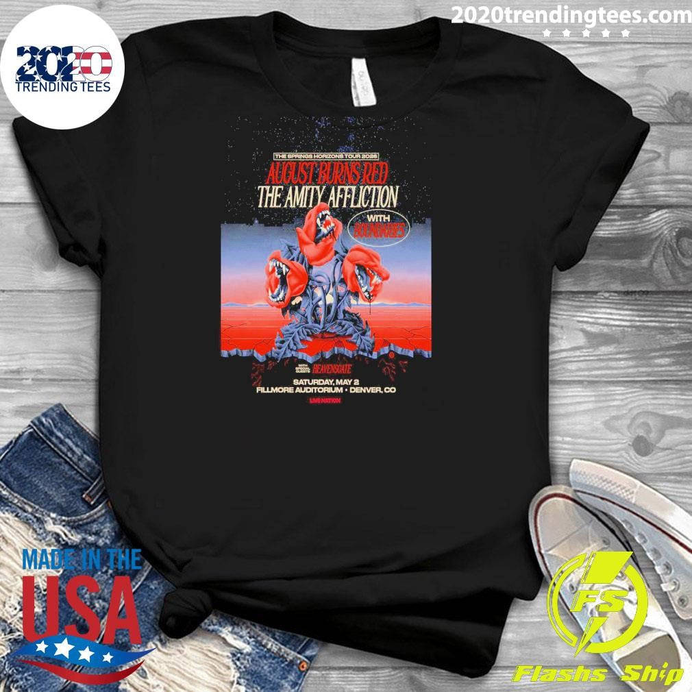 August Burns Red Fillmore Auditorium In Denver CO May 2 2026 Shirt