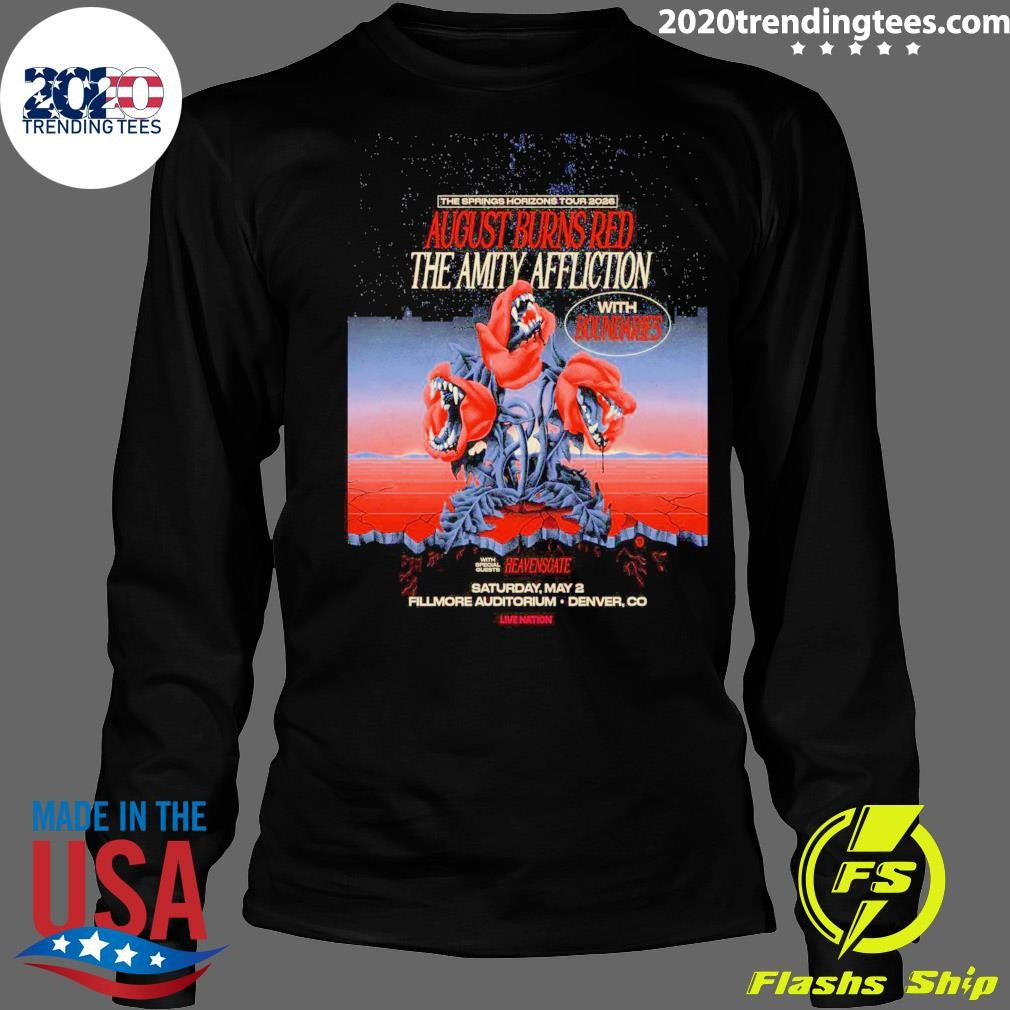 August Burns Red Fillmore Auditorium In Denver CO May 2 2026 Shirt
