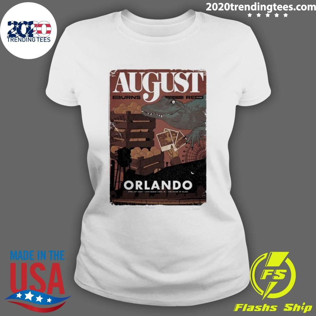 August Burns Red Lake Buena Vista Florida 2026 Venue At The House Of Blues On April 16 2026 Shirt