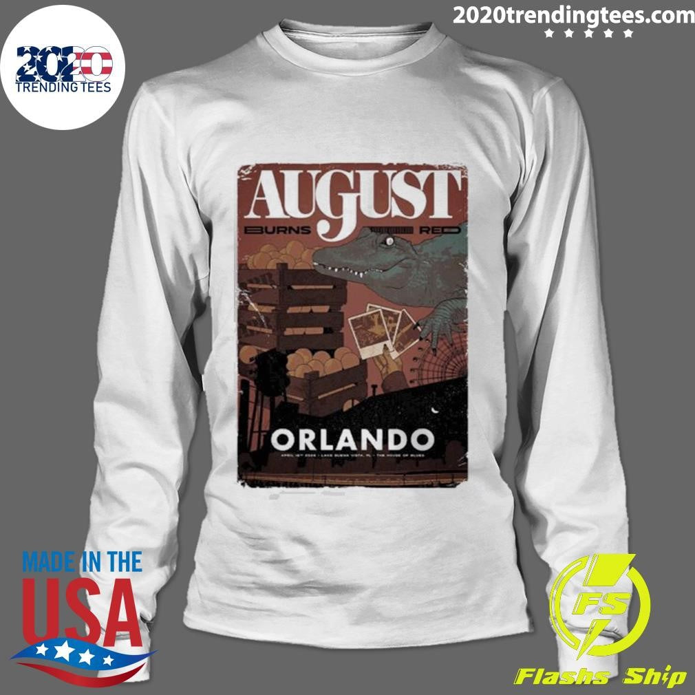 August Burns Red Lake Buena Vista Florida 2026 Venue At The House Of Blues On April 16 2026 Shirt