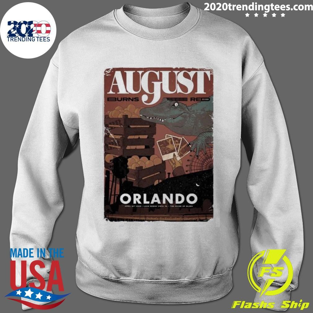 August Burns Red Lake Buena Vista Florida 2026 Venue At The House Of Blues On April 16 2026 Shirt