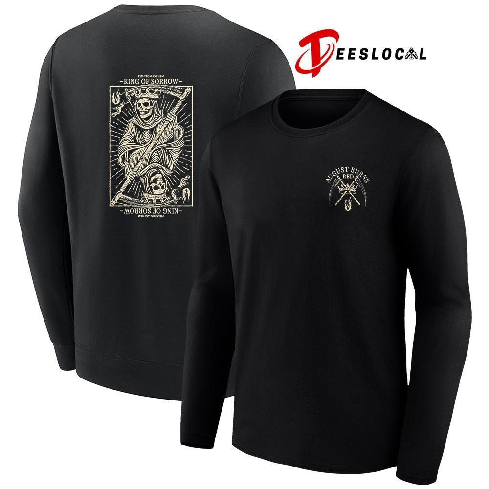 August Burns Red Phantom Anthem king of sorrow the reaper graphic shirt