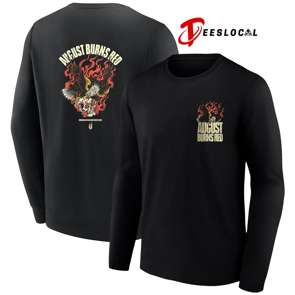 August Burns Red fire eagle graphic shirt