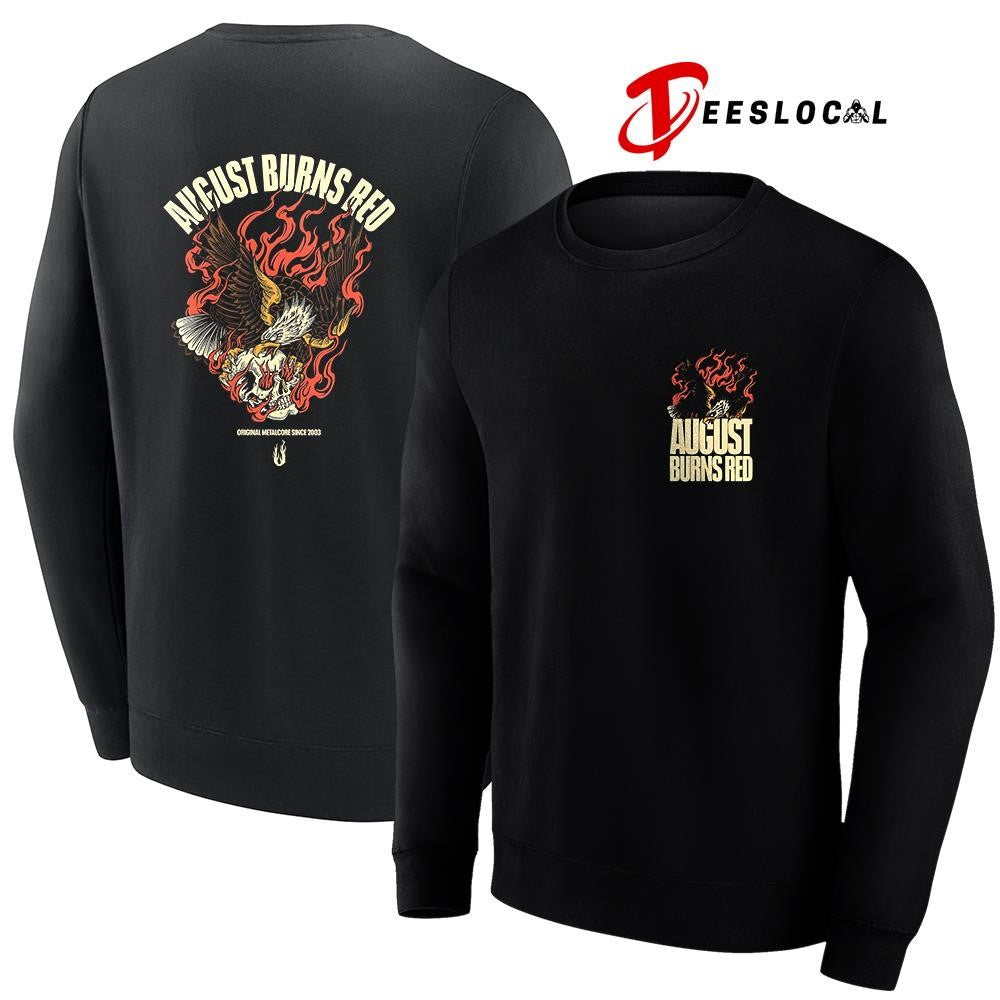 August Burns Red fire eagle graphic shirt