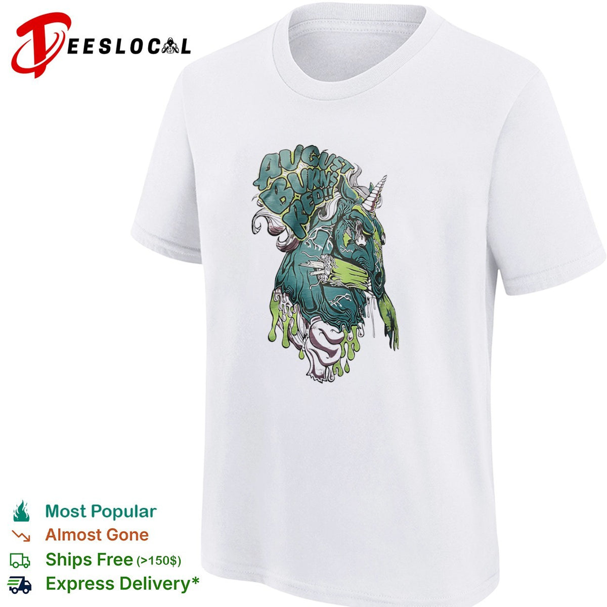 August Burns Red zombie unicorn shirt