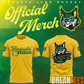 Augusta Lynx Yellow Green Stroke Tee