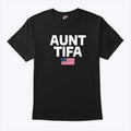 Aunt Tifa American Flag T Shirt