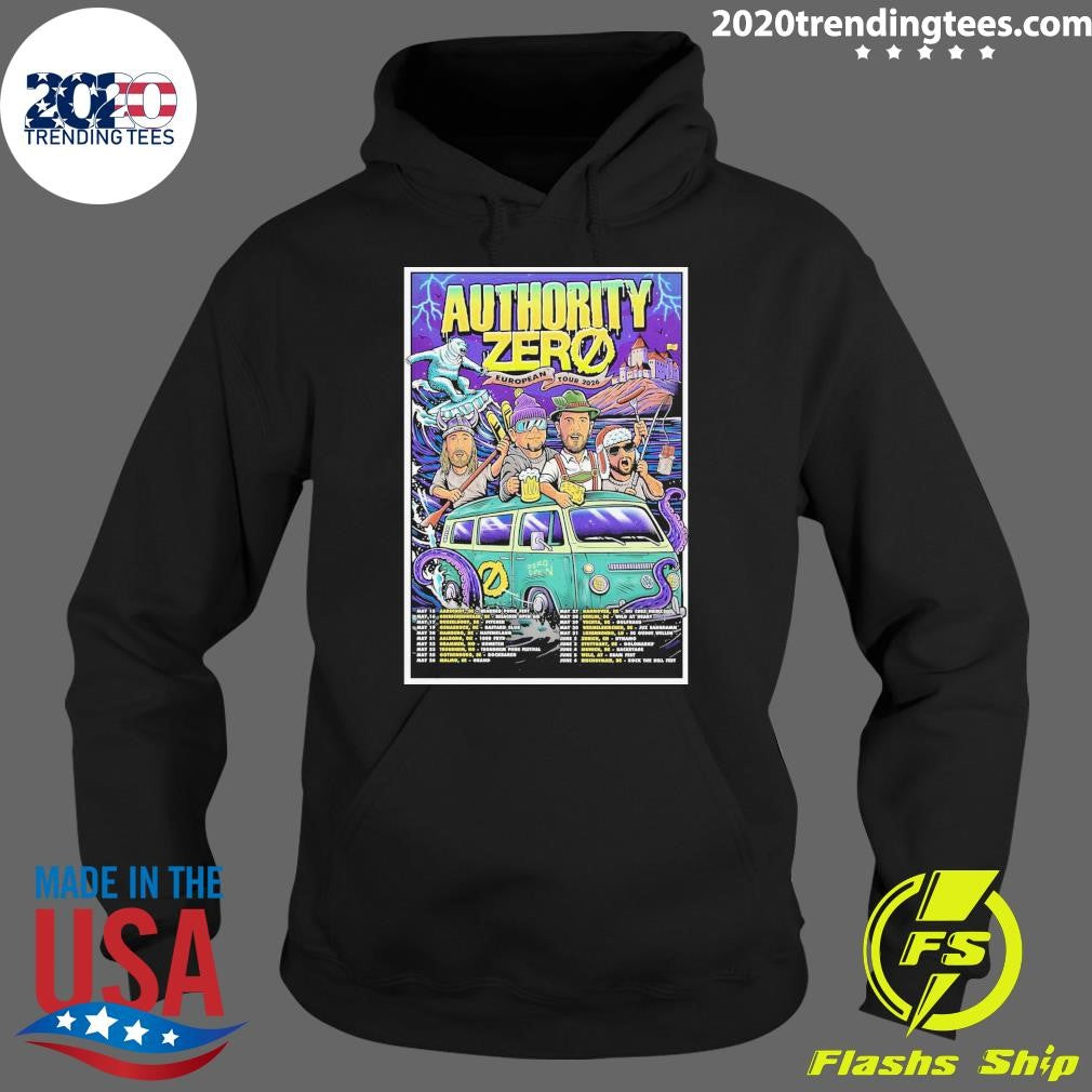 Authority Zero European 2026 Tour Shirt