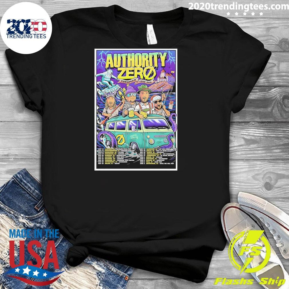 Authority Zero European 2026 Tour Shirt