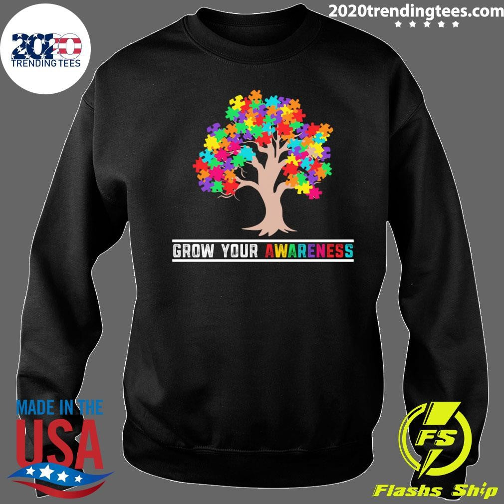 Autism Awareness Day Month Grow Your Awareness Baseball Shirt