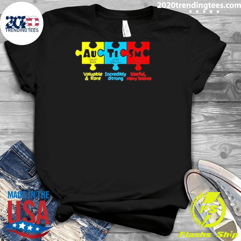 Autism Awareness Valuable and Rare Incredibly Strong User Many Talents 2026 Shirt