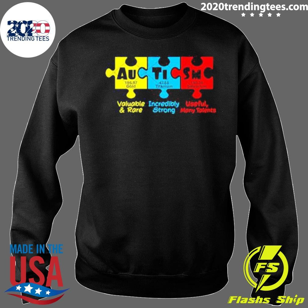 Autism Awareness Valuable and Rare Incredibly Strong User Many Talents 2026 Shirt