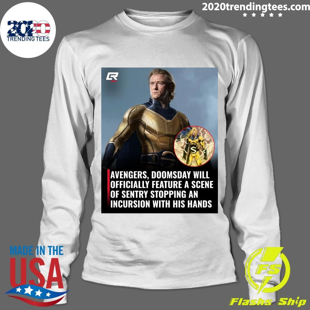 Avengers, Doomsday Will Officially Feature A Scene Of Sentry Stopping An Incursion With His Hands Shirt