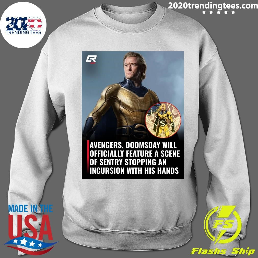 Avengers, Doomsday Will Officially Feature A Scene Of Sentry Stopping An Incursion With His Hands Shirt