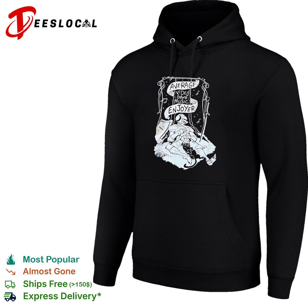 Average Video Game Music Enjoyer Knight and Cat shirt