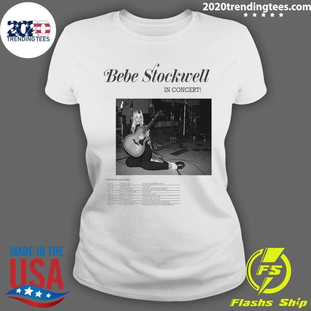 Awesome Bebe Stockwell World Tour 2026 Poster Shirt
