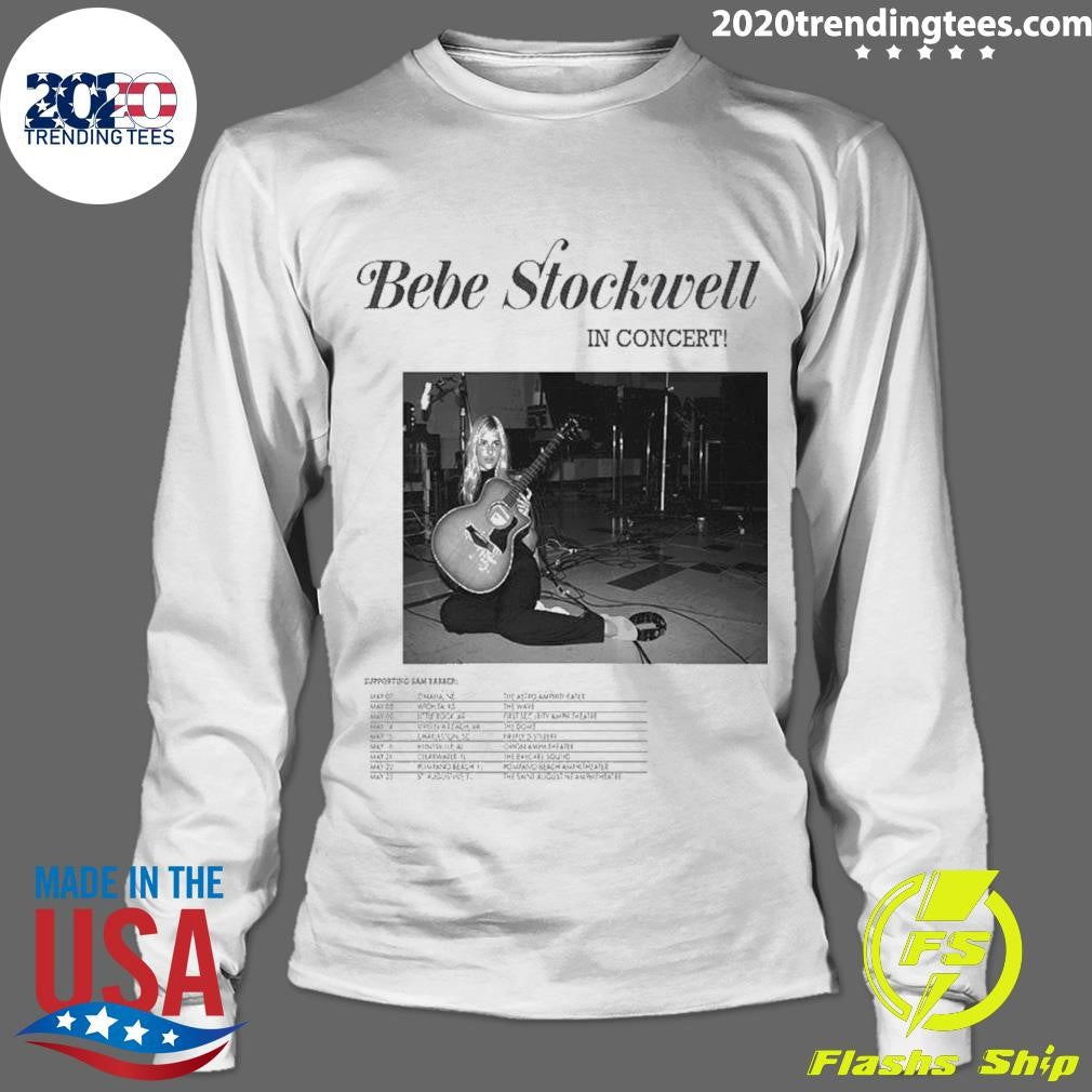 Awesome Bebe Stockwell World Tour 2026 Poster Shirt