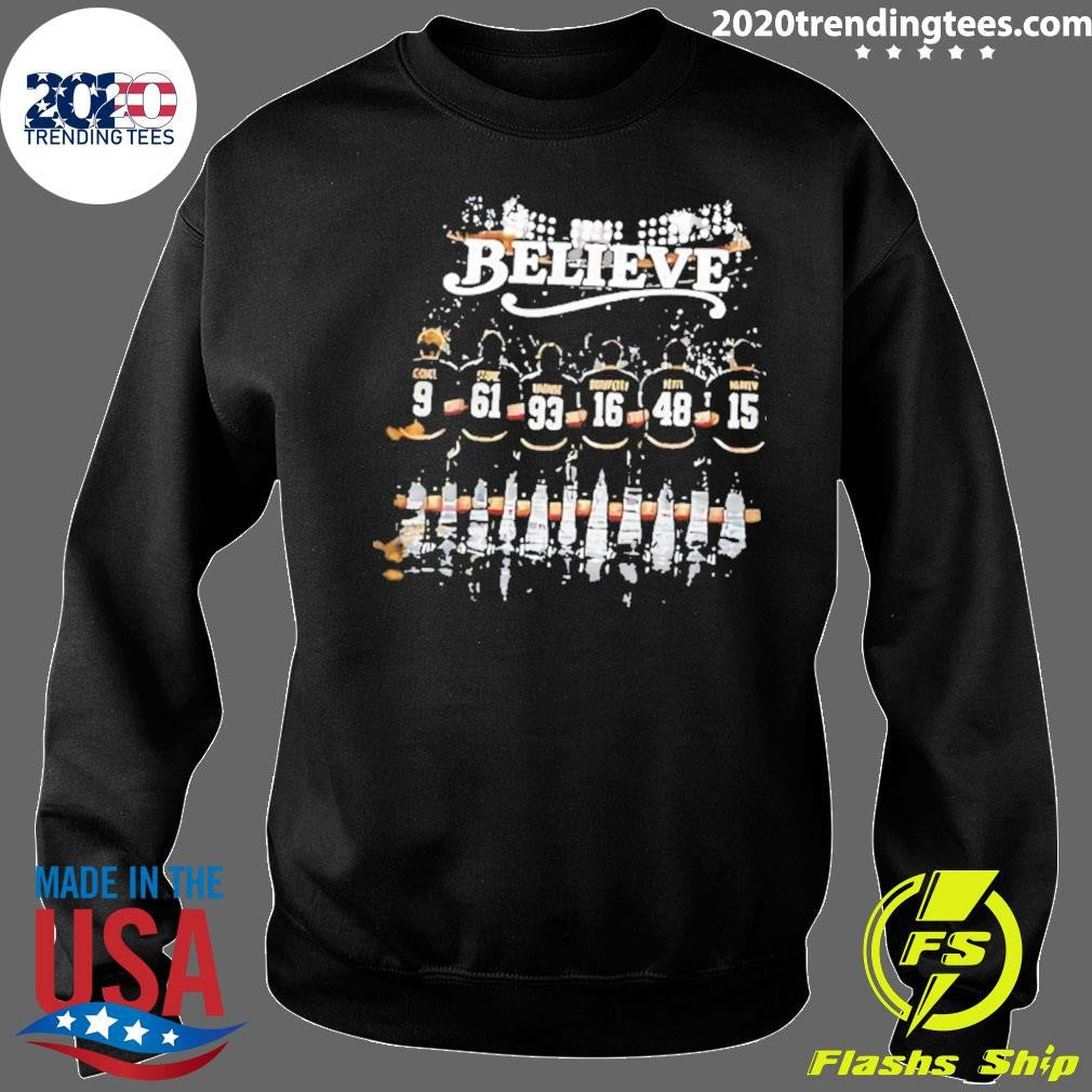 Awesome Vegas Golden Knights Nhl Team Believe Hockey Shirt