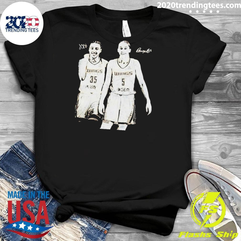 Azzi Fudd Paige Bueckers Basketball Vintage Signature Wnba Shirt