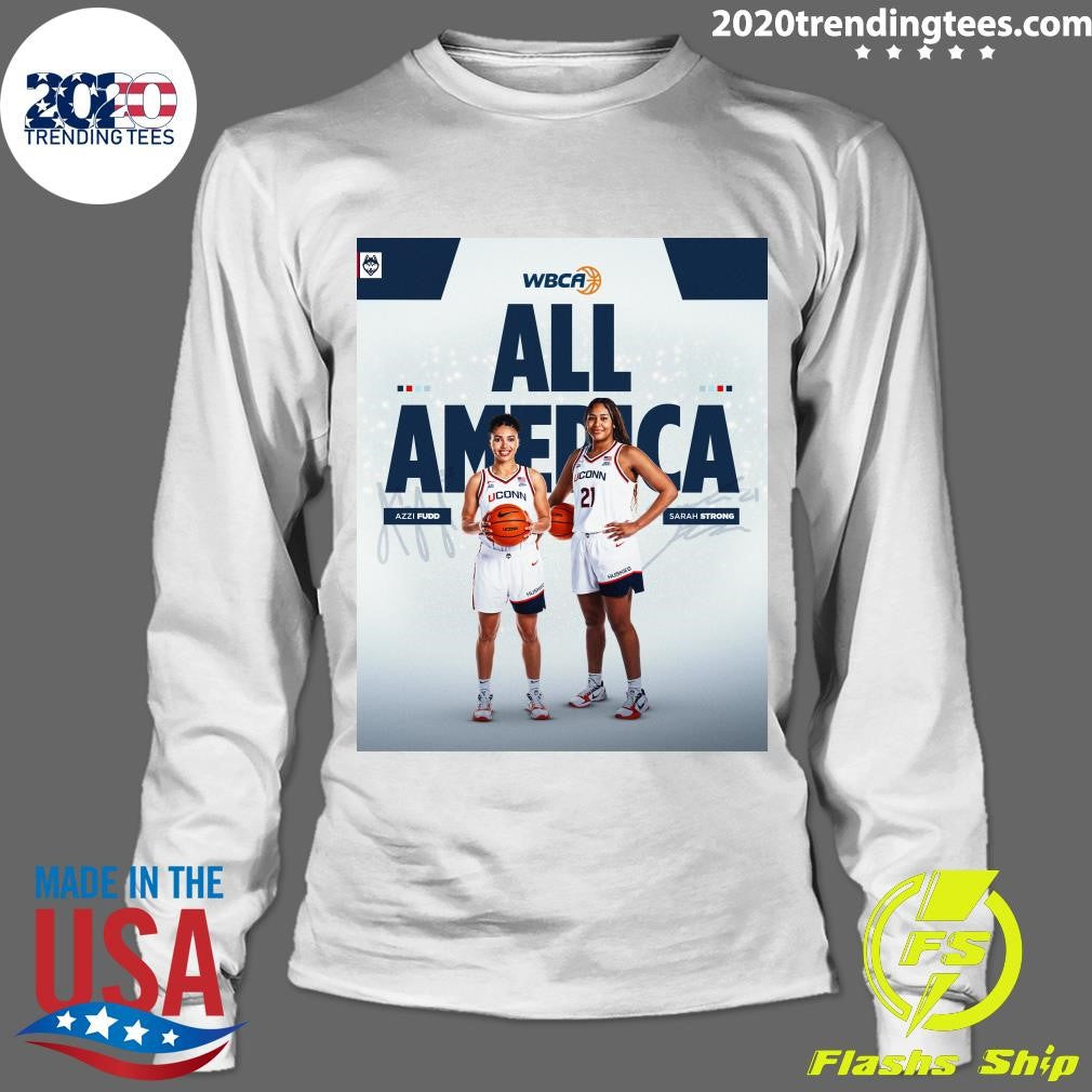 Azzi Fudd and Sarah Strong are 2026 WBCA All-Americans Shirt