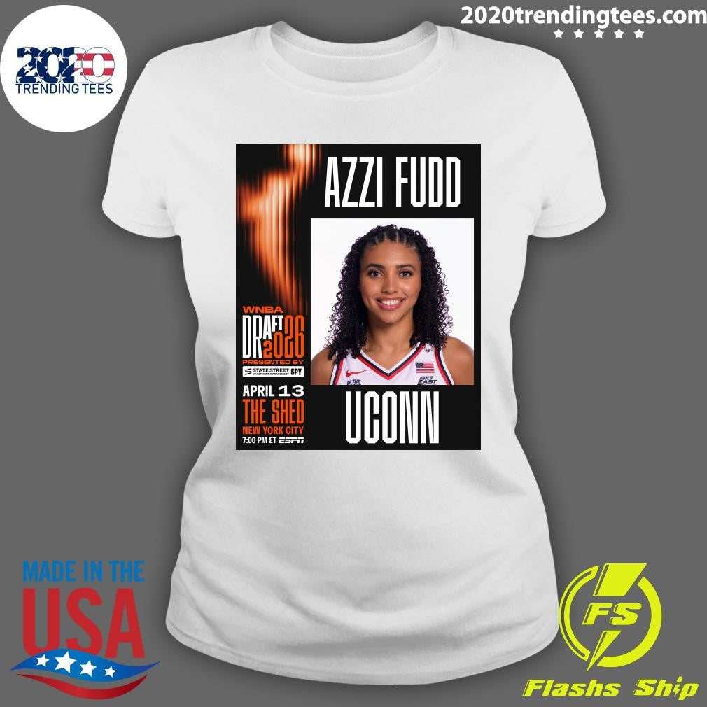 Azzi Fudd is officially invited to the 2026 #WNBADraft presented by State Street Investment Management SPY Shirt