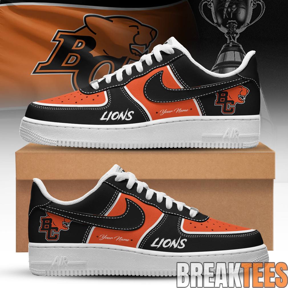 BC Lions Custom Air Force 1 Shoes