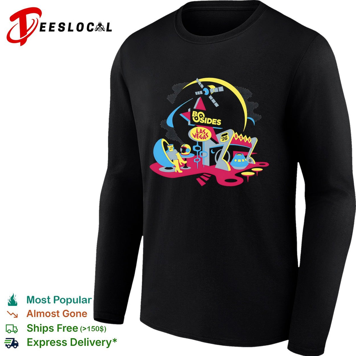 BSides Las Vegas BSLV 26 Space Theme shirt