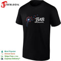 Bab HLHS Awareness dandelion heart illustration custom design on a black shirt
