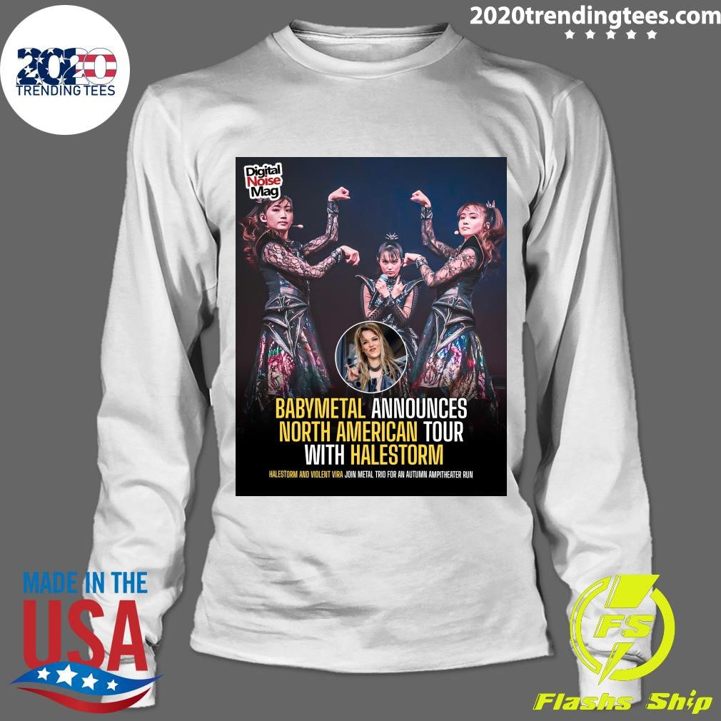 Babymetal North American Tour With Halestorm Announces 2026 Shirt