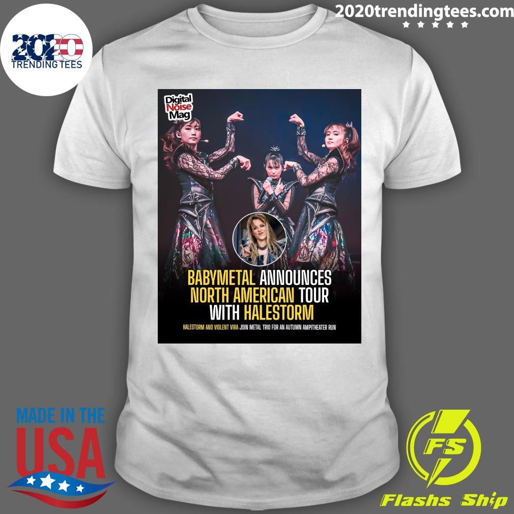 Babymetal North American Tour With Halestorm Announces 2026 Shirt