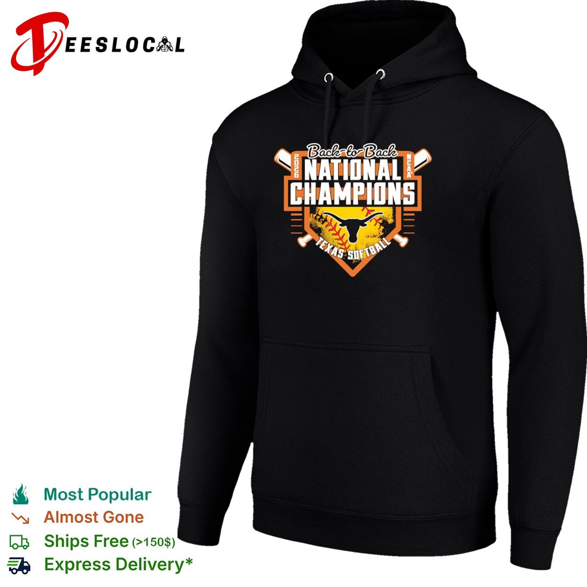 Back to Back National Champions 2026 NCAA Texas Softball Longhorn Logo shirt