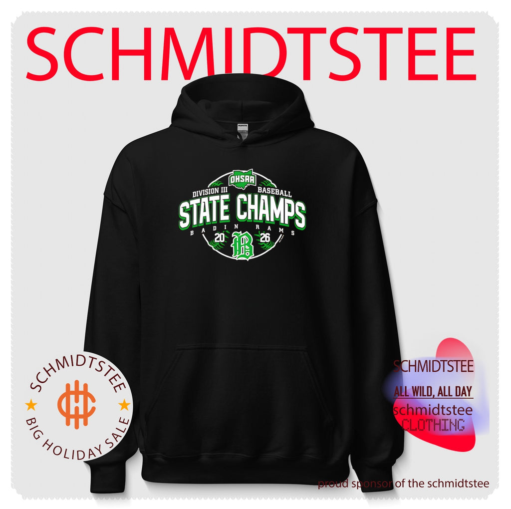 Badin Rams 2026 OHSAA Baseball D3 State Champions shirt