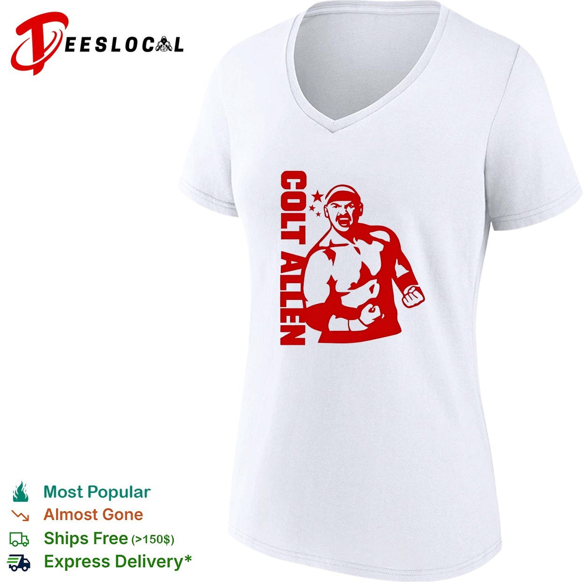 Bald Eagle Colt Allen paint vintage shirt