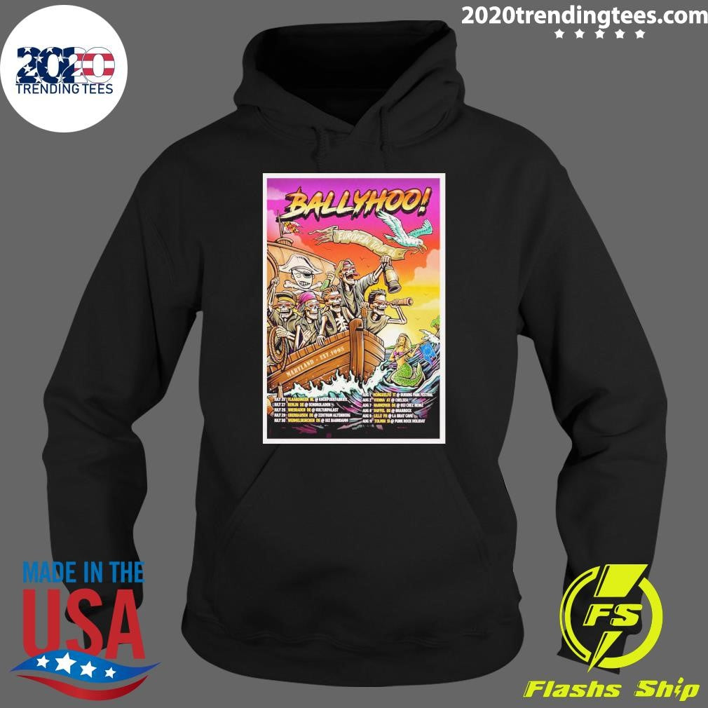 Ballyhoo Rocks European Tour 2026 Maryland EST.1995 Shirt