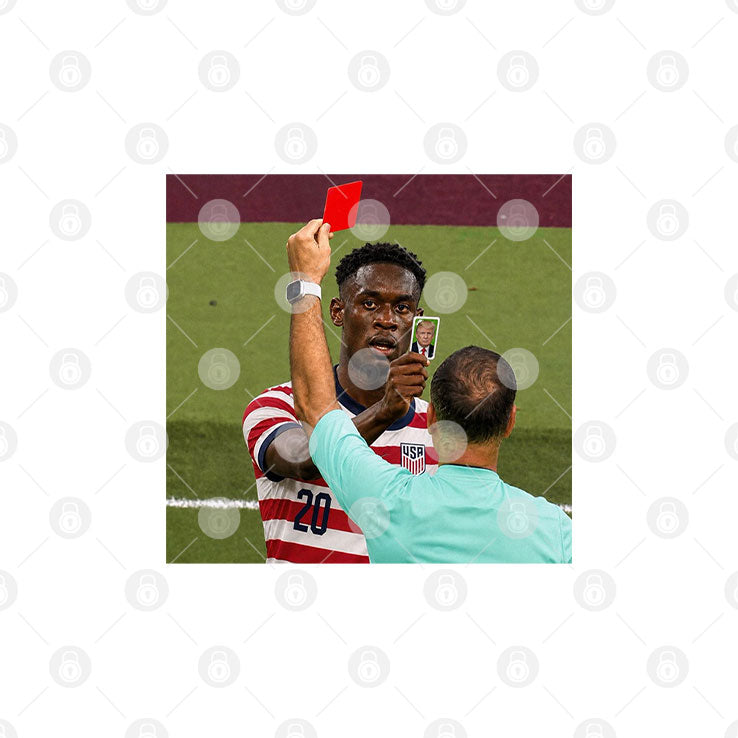 Balogun Red Card Trump Meme Shirt