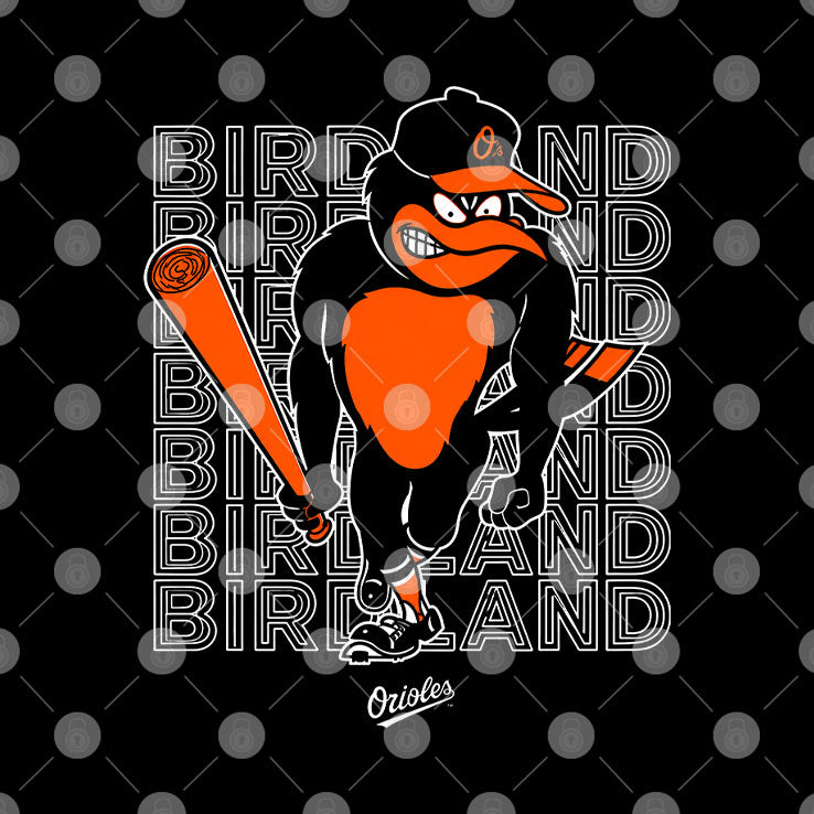Baltimore Birdland Baseball T Shirt