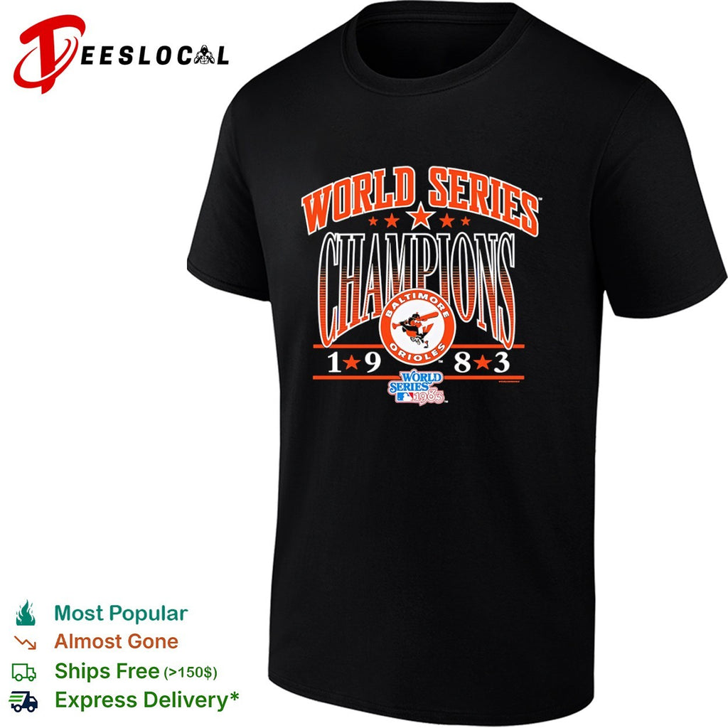 Baltimore Orioles World Series Champions 1983 MLB Baseball shirt