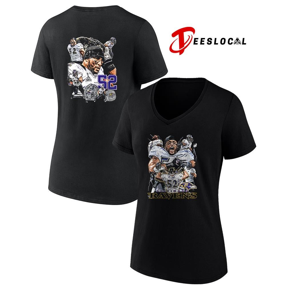 Baltimore Ravens Ray Lewis graphic signature shirt