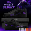 Baltimore Ravens The Next Flight 2026 Custom Air Force 1 Sneaker