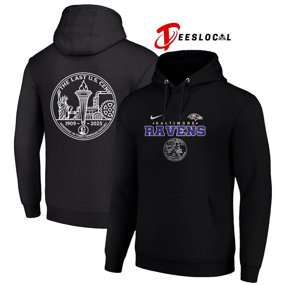 Baltimore Ravens the last US cent honoring 116 years of America history shirt