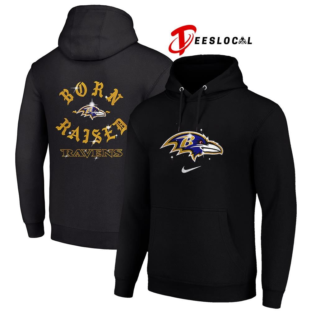 Baltimore Ravens x Born and Raised logo shirt