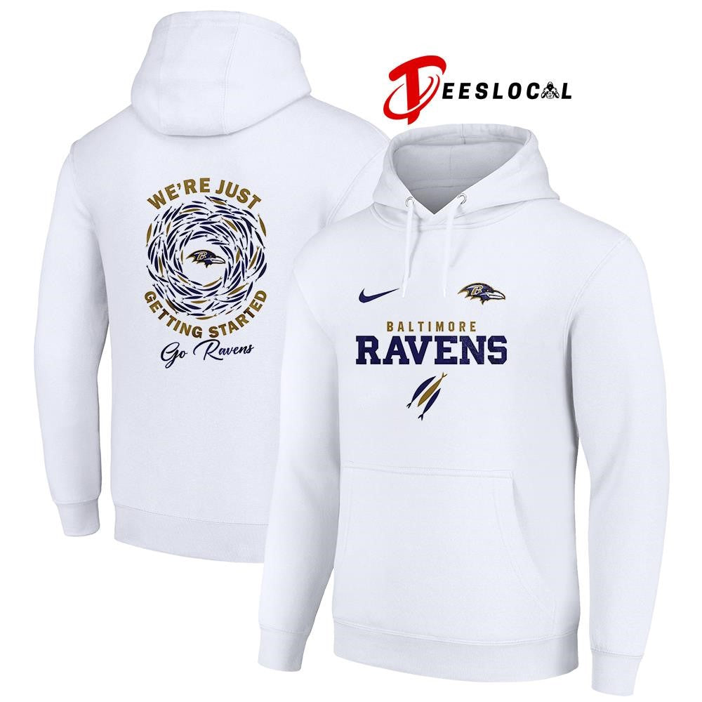 Baltimore Ravens x The Chosen we’re just getting started logo shirt