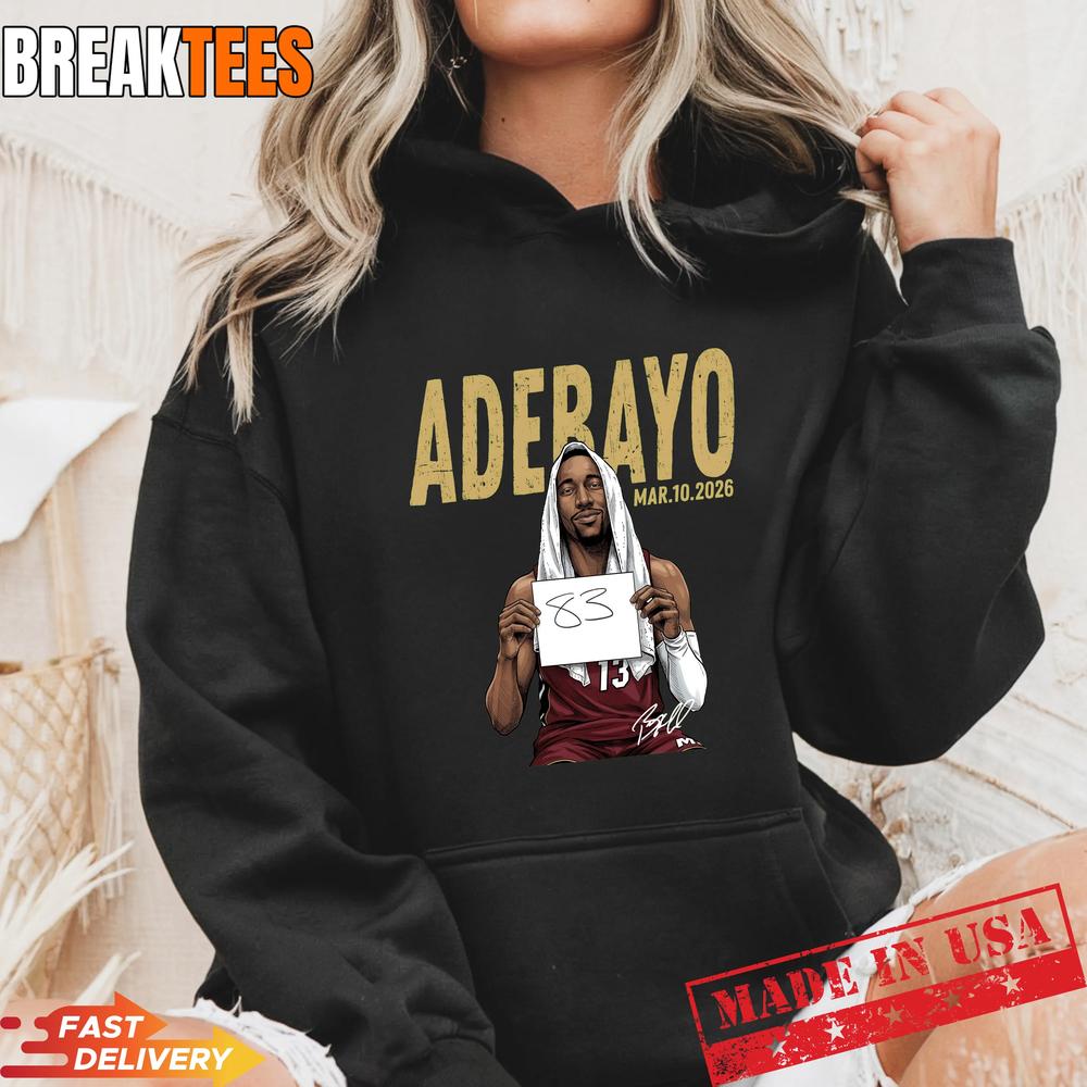 Ultimate Bam Adebayo Career High 83 Miami Basketball T-Shirt