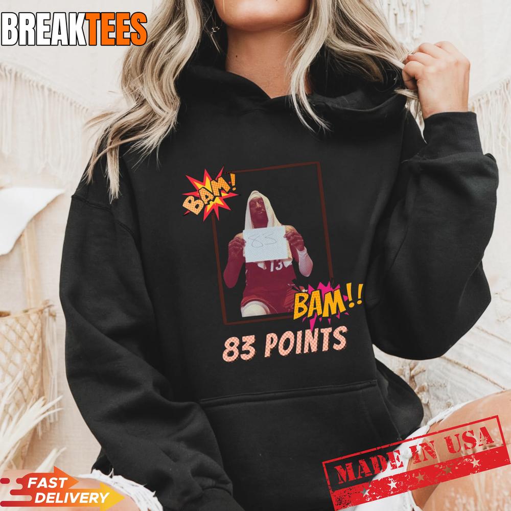 Ultimate Bam Adebayo Historic 83 Point Night T-Shirt