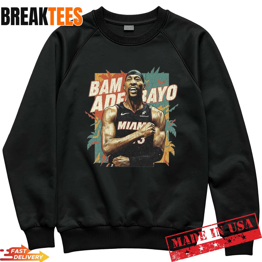 Ultimate Bam Adebayo Miami Basketball Vintage Graphic T-Shirt