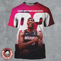 Bam Adebayo Miami Heat NBA Second Most Points In NBA History Passes Kobe All Over Print Shirt