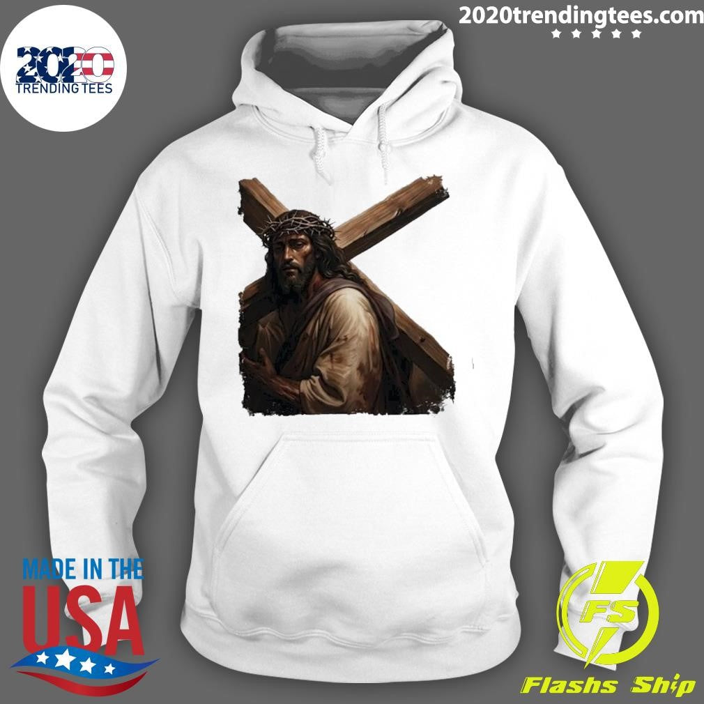 Bam Margera Jesus Carrying The Cross 2026 Tee Shirt
