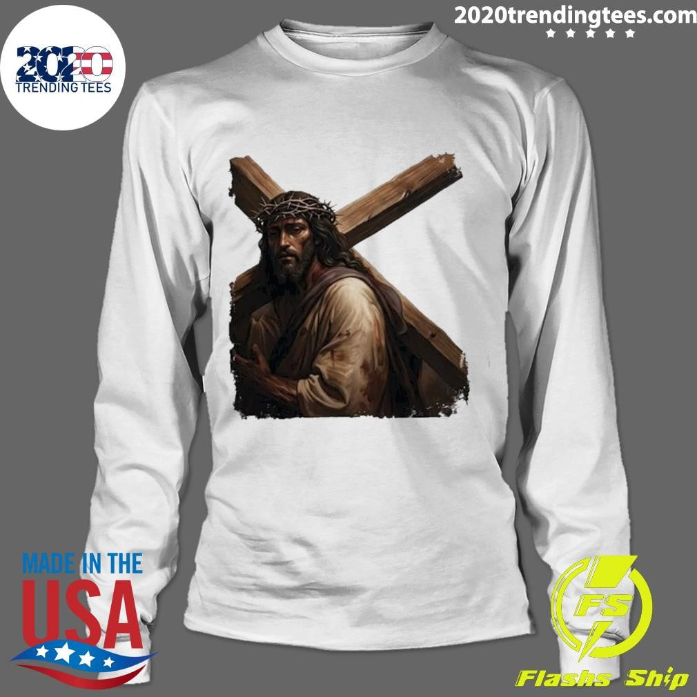 Bam Margera Jesus Carrying The Cross 2026 Tee Shirt