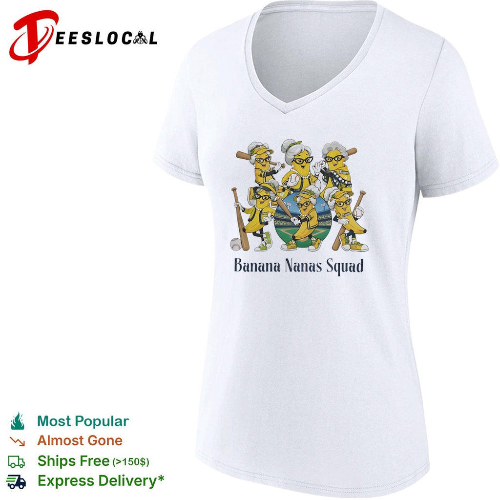 Banana Nanas Squad Savannah Bananas baseball characters shirt