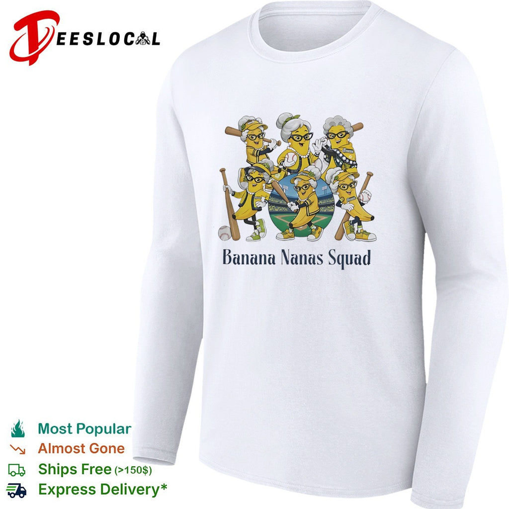 Banana Nanas Squad Savannah Bananas baseball characters shirt